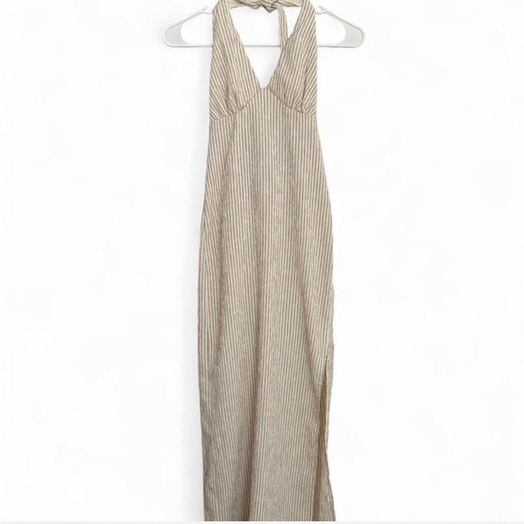 floral halter cocktail dress Ivory Multi Floral Halter Maxi Dress - All Dresses